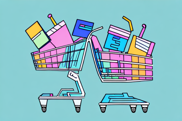 A shopping cart overflowing with instagram likes