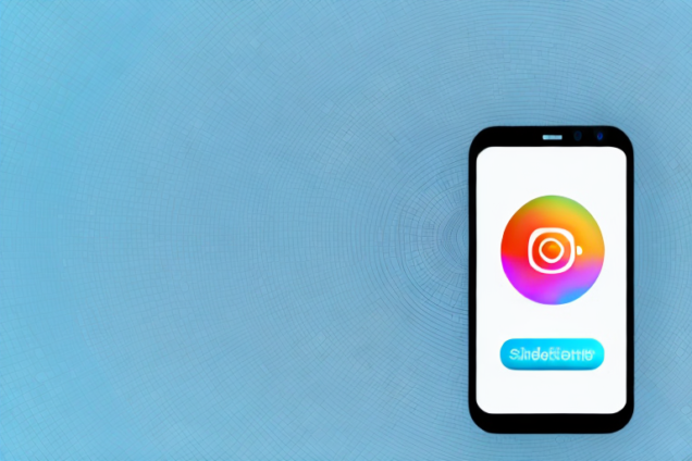 A smartphone with an instagram logo on the screen