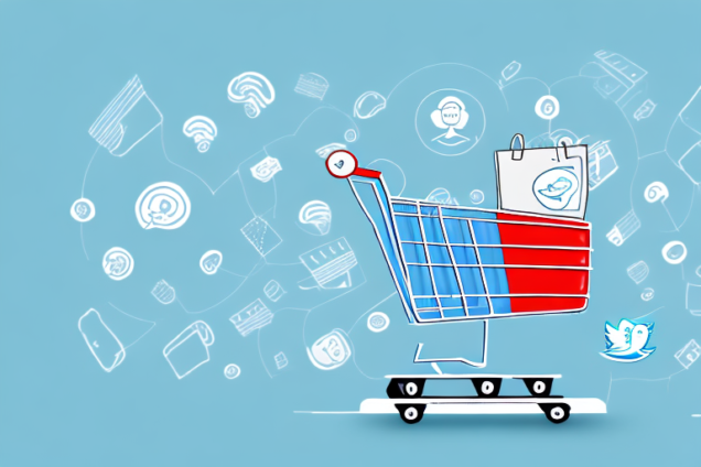 A digital platform with a shopping cart